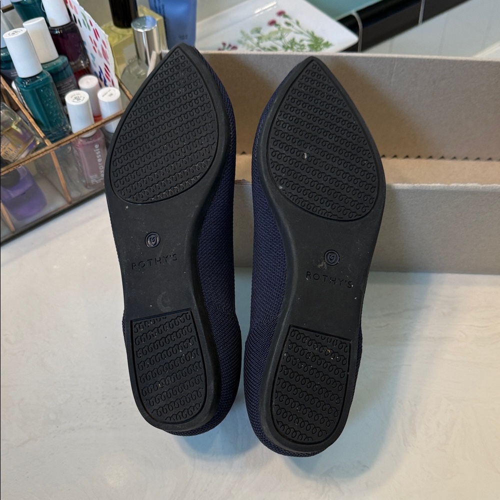 Rothy's Navy Pointed Flats - Picture 8 of 8